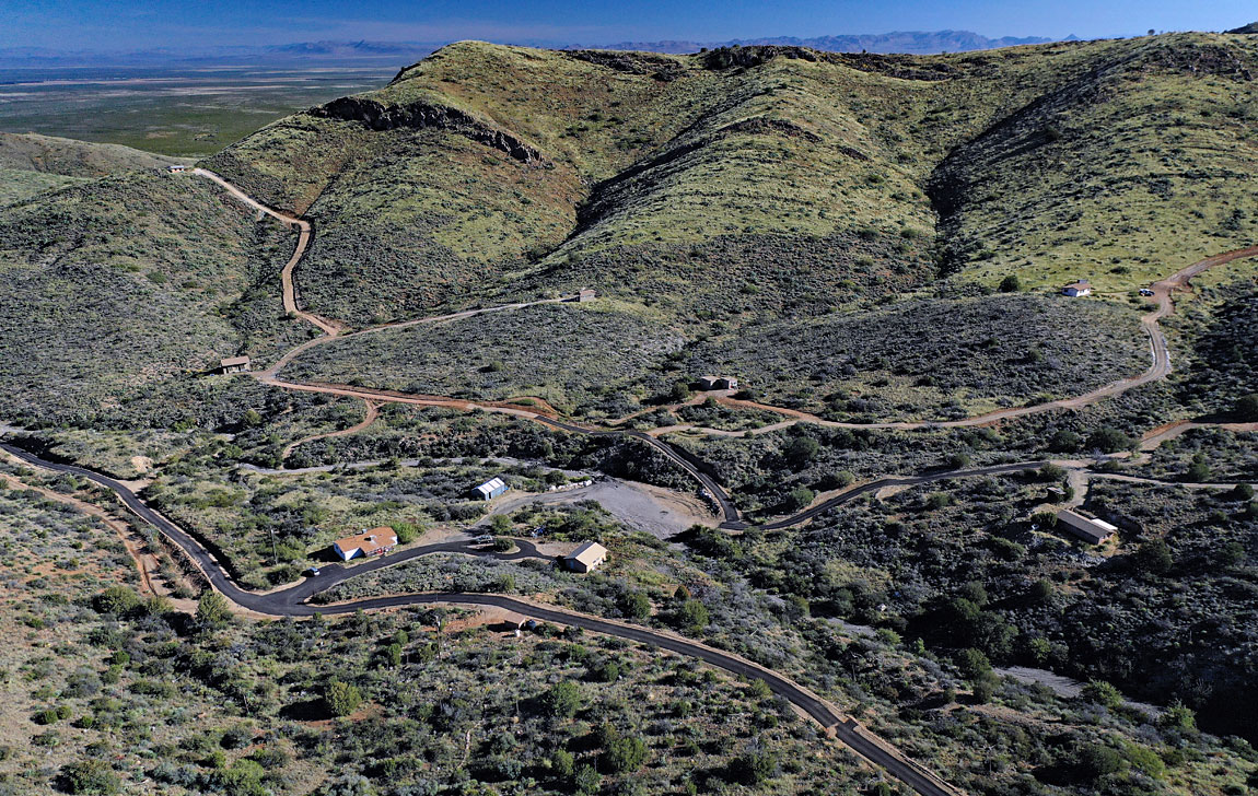 Overview of Diamond Mountain retreat valley